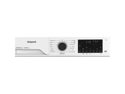 White Hotpoint tumble dryer with HomeWhiz smart connectivity