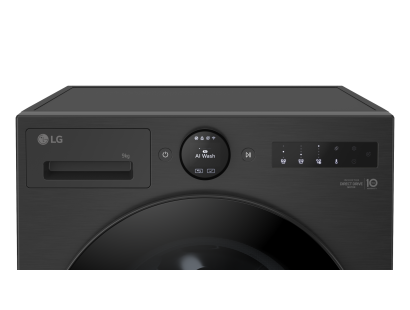 Wi-Fi connected LG washing machine with AI Direct Drive and ThinQ app