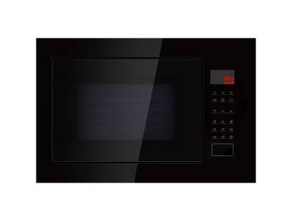 front view of the Cata UB25MGBK 60cm Built-In Microwave in black