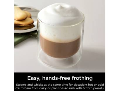 milk foam for a homemade latte