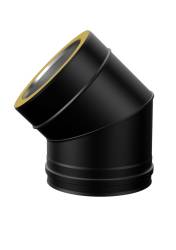 150mm SOLINOX Black Bend 45 Degree
