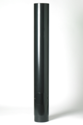 5' 1000mm Matt Black Stove Flue Pipe