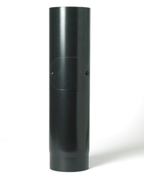 5″ 1000mm Matt Black Straight with Door Stove Flue Pipe