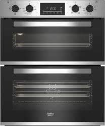 Beko 72cm Built-under Double Fan Oven with LED timer CTFY22309X