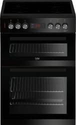 Beko KDC653K 60cm Double Oven Electric Cooker