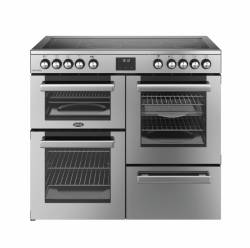 Belling Cookcentre CC100ESTA 100cm Electric Ceramic Range Cooker - Stainless Steel
