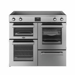 Belling Cookcentre CC100EiSTA 100cm Induction Range Cooker - Stainless Steel