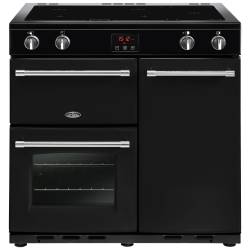 Belling Farmhouse FH90EiBK Electric Induction Range Cooker