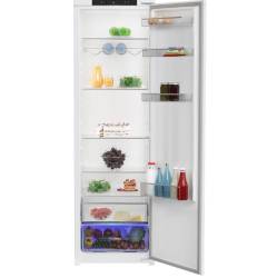 Blomberg SST4455VI open showing internal shelves and chrome wine rack
