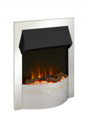 Dimplex Ellister Chrome Optiflame Electric Inset Fire