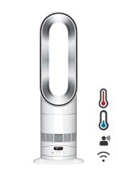 Dyson Hot+Cool HF1 Remote Link heater and cooling fan in white