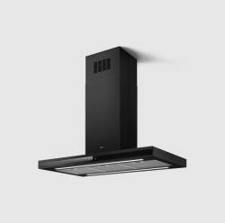 Elica Adele 90cm Island Cooker Hood - Black