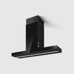 Elica Haiku 120cm Island Cooker Hood - Black