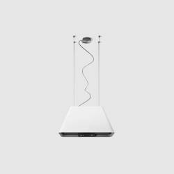Elica Ikona Light 60cm Island Cooker Hood - White