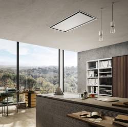 Elica Illusion Plus 100cm Ceiling Cooker Hood No Motor - White 