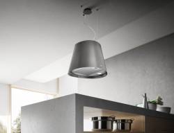 Elica Juno Urban 50cm Island Cooker Hood - Zinc