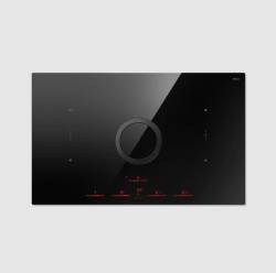 Elica NikolaTesla Switch 83cm 4 Zone Duct Out Venting Induction Hob - Black