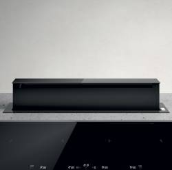 Elica Pandora 90cm Downdraft Cooker Hood - Black
