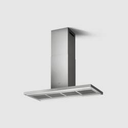 Elica Thin 120cm Island Cooker Hood - Stainless Steel
