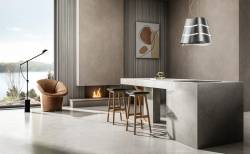 Elica Wave Ux 51cm Island Cooker Hood - Stainless Steel
