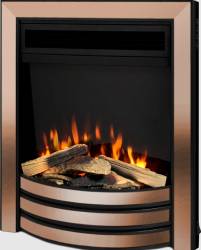 Flavel Proflame Autograph Inset Electric Fire - Rose Gold & Black