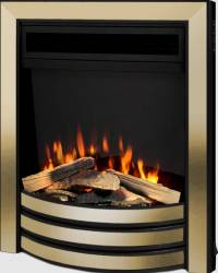 Flavel Proflame Autograph Inset Electric Fire in Brass and Black