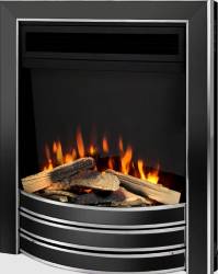 Flavel Proflame Autograph electric fire black nickel and chrome