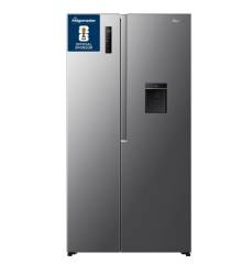 Fridgemaster MS91558DES American fridge freezer silver