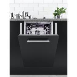 Front view of Culina UBMD45M.1 integrated slimline dishwasher – 9 place settings