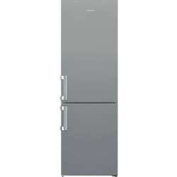 Front view of Indesit IKNS1261S4UK Low Frost Fridge Freezer - Silver