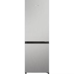 Front view of Indesit INK25322S4UK 7030 no frost fridge freezer in silver finish
