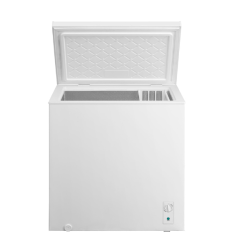 Front view of NordMende CF198WH chest freezer in white