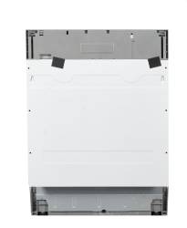 Front view of NordMende DF63 integrated dishwasher with cabinet door closed