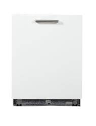 Front view of NordMende DFSN66 integrated dishwasher with door panel