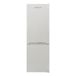 Front view of NordMende RFF335WH fridge freezer in white