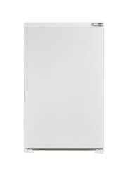 Front view of NordMende RII881 integrated fridge with ice box and door closed