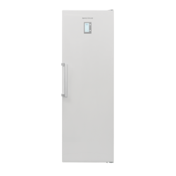 Front view of NordMende RTL398WH tall larder fridge in white