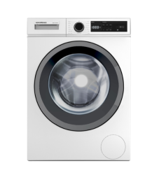 Front view of NordMende WMTA1410WH 10kg washing machine in white