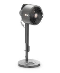 Front view of Shark FA300UK FlexBreeze Pro Mist fan in dark grey and charcoal