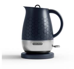 Front view of the Morphy Richards 103021 Cassini Jug Kettle Outer Space - Blue