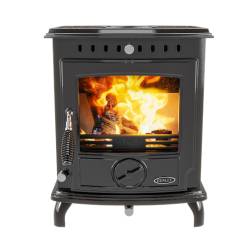 Henley Aran 5kW Eco Multi Fuel Stove - Enamel Black