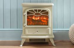 Henley ES2000 Electric Stove - Enamel Cream