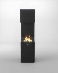 Henley Vienna Bioethanol Stove with tall freestanding design
