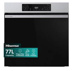 Hisense BI622AXPGUK built in oven black stainless steel