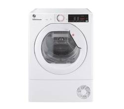 Hoover HLEC9TE 9kg Condenser Tumble Dryer - White Front View