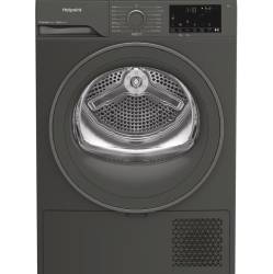 Hotpoint CHD93MGGUK 9kg heat pump tumble dryer in dark grey