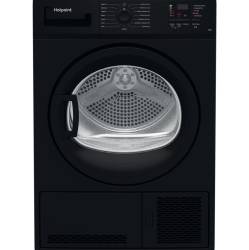 Hotpoint CHDC82BBGDUK 8kg condenser tumble dryer in black