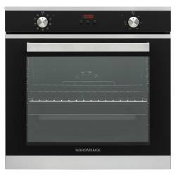 Image of NordMende SOC316IX Built-In Multifunction Oven with stainless steel and black glass finish