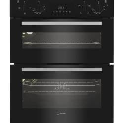 Indesit DUI10DB Built Under Electric Double Oven - Black