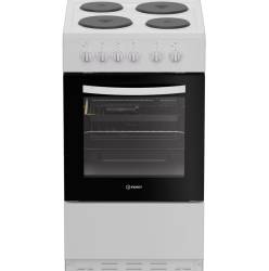 Indesit I5E3KMW electric cooker white, 50cm freestanding cooker, Dalzells